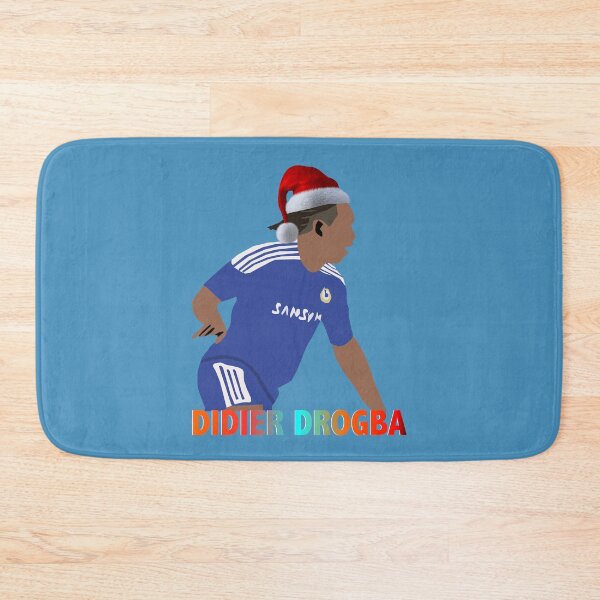 Item preview, Didier Drogba Christmas illustration designed and sold by ZooStateofMind.