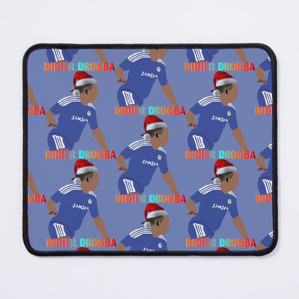 Item preview, Didier Drogba Christmas illustration designed and sold by ZooStateofMind.