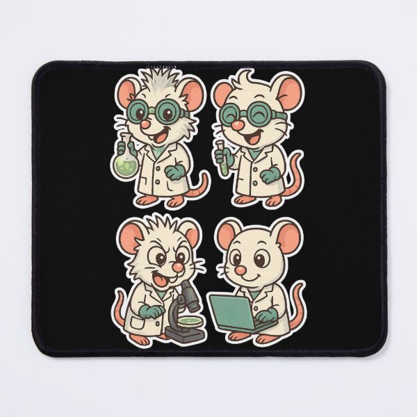 Item preview, Lab rat - rat scientists in lab coats designed and sold by DamioPolArt.