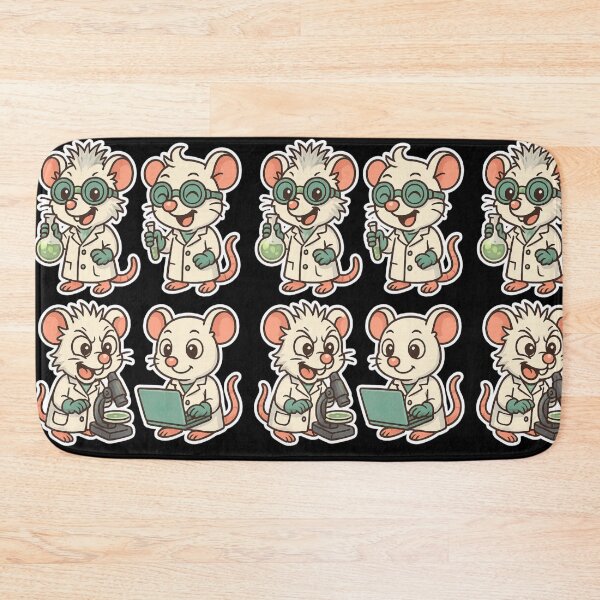 Item preview, Lab rat - rat scientists in lab coats designed and sold by DamioPolArt.