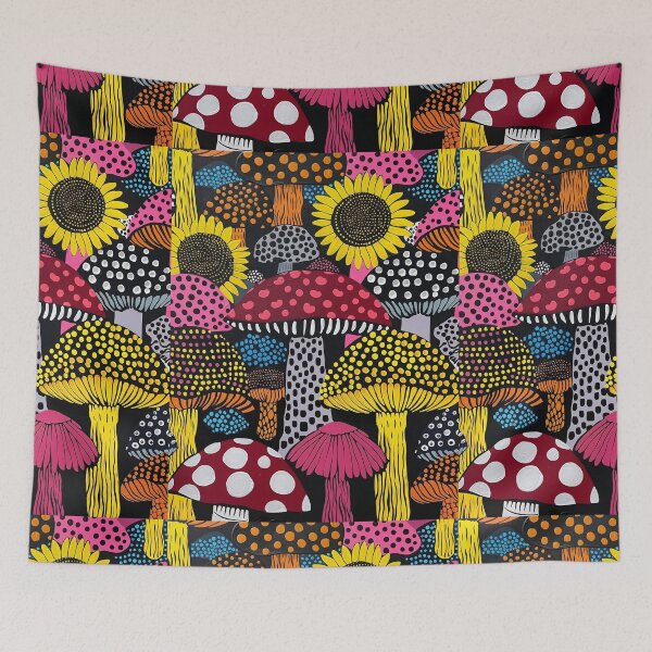 Item preview, Colorful Polka Dot Mushroom Forest designed and sold by xiao xuans.