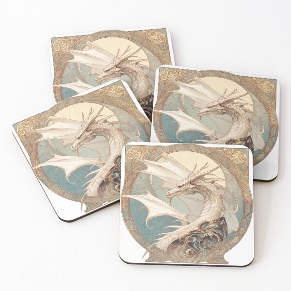 Item preview, Art nouveau Dragon designed and sold by MendaciousMina.
