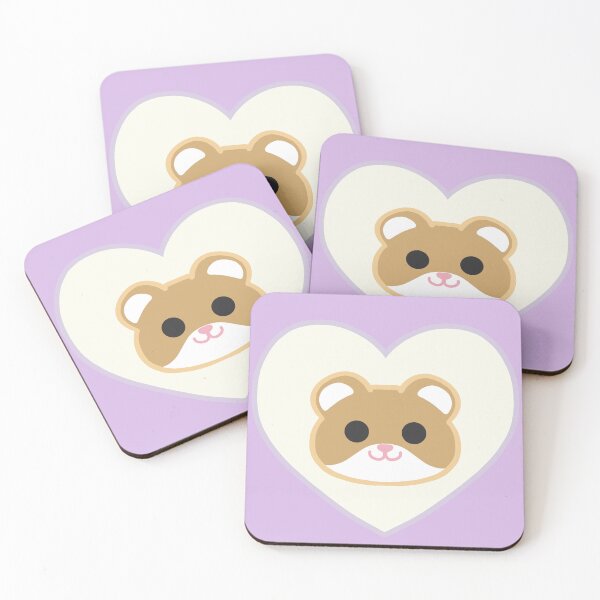 Item preview, Purple heart Hamster designed and sold by ErisMac.