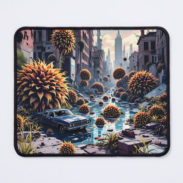 Item preview, When Weeds Invaded the Abandoned Town designed and sold by Marcu Ioachim.