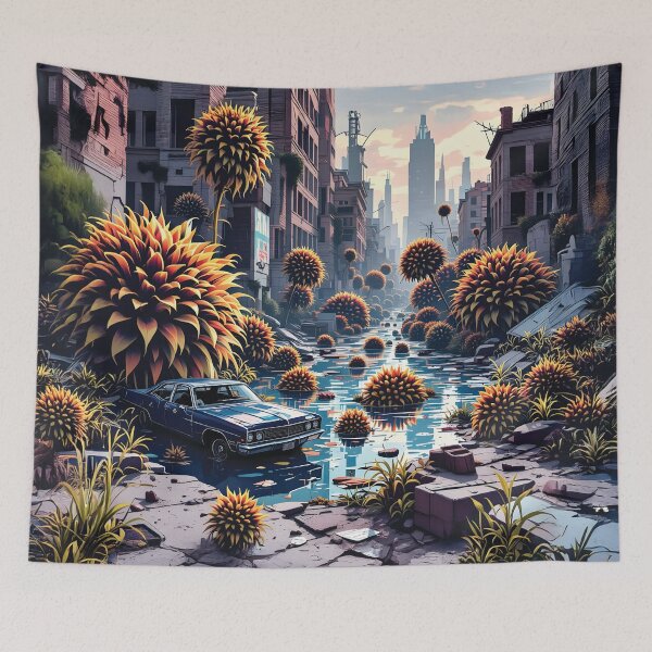 Item preview, When Weeds Invaded the Abandoned Town designed and sold by Marcu Ioachim.