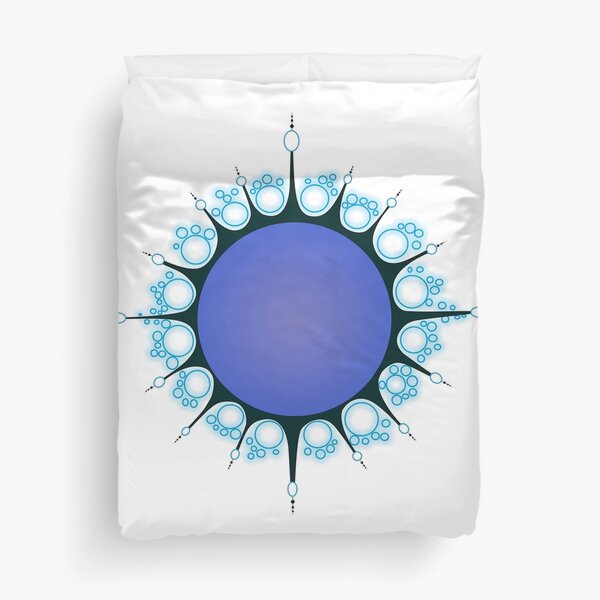 SPACE: 1999 GUARDIAN OF PIRI PORTAL BLUE Duvet Cover