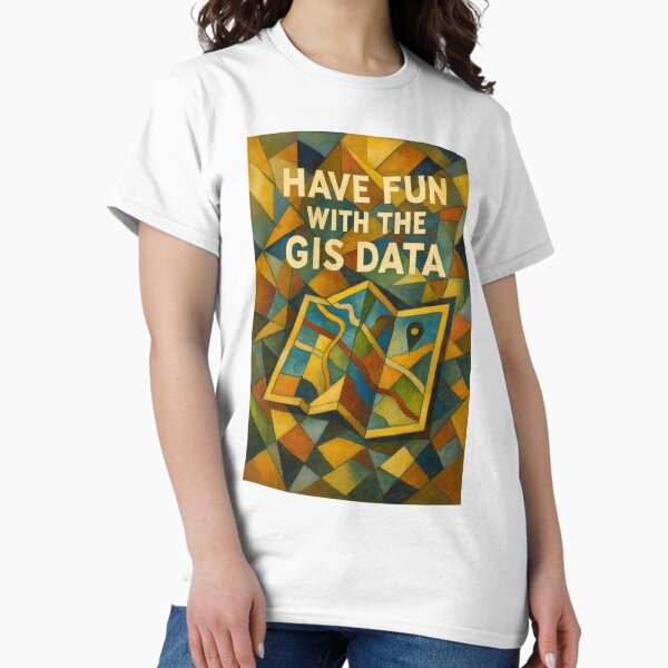 Item preview, Have Fun with the GIS Data – Cubist Map Abstraction designed and sold by MapHappens.