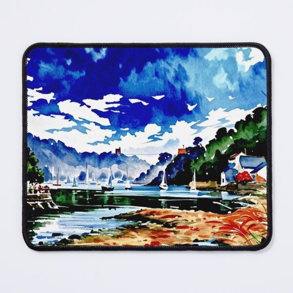 Item preview, Bridge End, Newton Ferrers 4（watercolour + AI) designed and sold by artsmeow.
