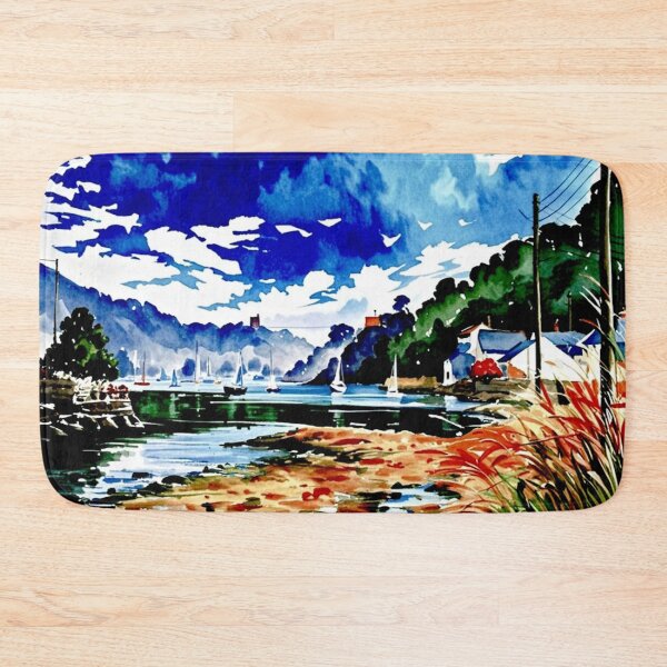 Item preview, Bridge End, Newton Ferrers 4（watercolour + AI) designed and sold by artsmeow.