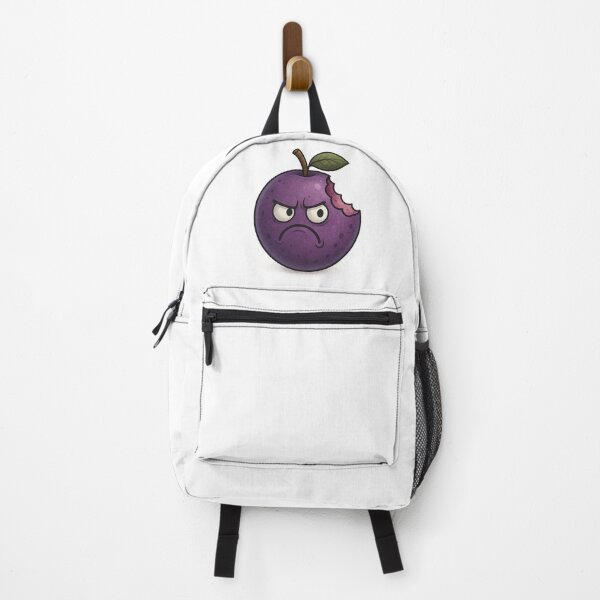 Item preview, Upset Grape with Bite Taken Out – Angry Fruit Character Art designed and sold by DripDesignHaus.