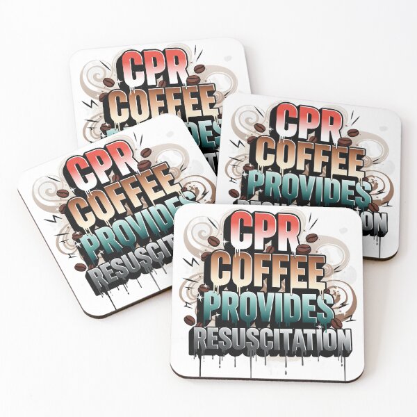 Item preview, CPR COFFEE PROVIDES RESUSCITATION designed and sold by RAFTECHORG.