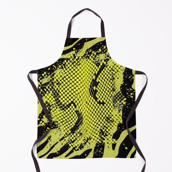 Item preview, Bold Lemongrass Snakeskin Zebra Stripes designed and sold by VonsKraftCorner.