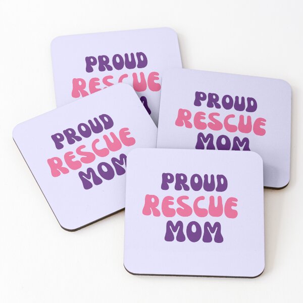 Item preview, Proud Rescue Mom Pet Adoption Supporter Design designed and sold by Studio Sonder.
