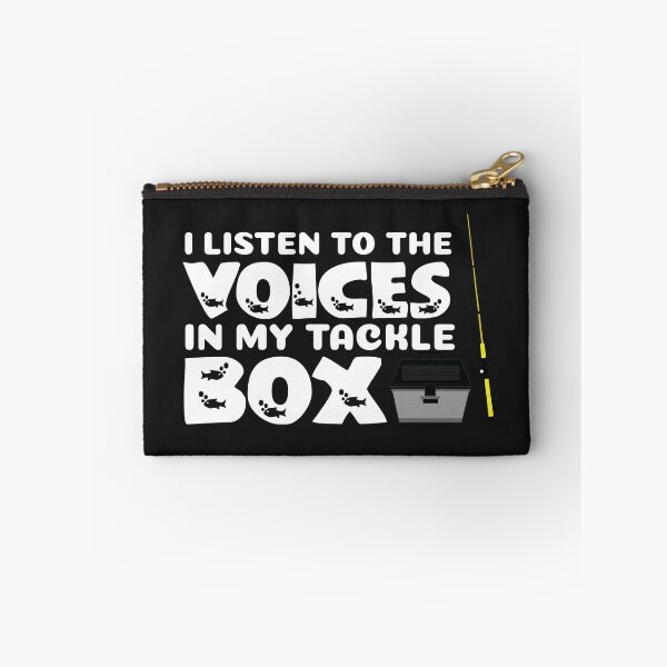 Item preview, I Listen to the Voices in my Tackle Box Funny Fishing designed and sold by jaygo.