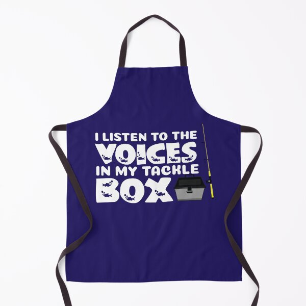 Item preview, I Listen to the Voices in my Tackle Box Funny Fishing designed and sold by jaygo.