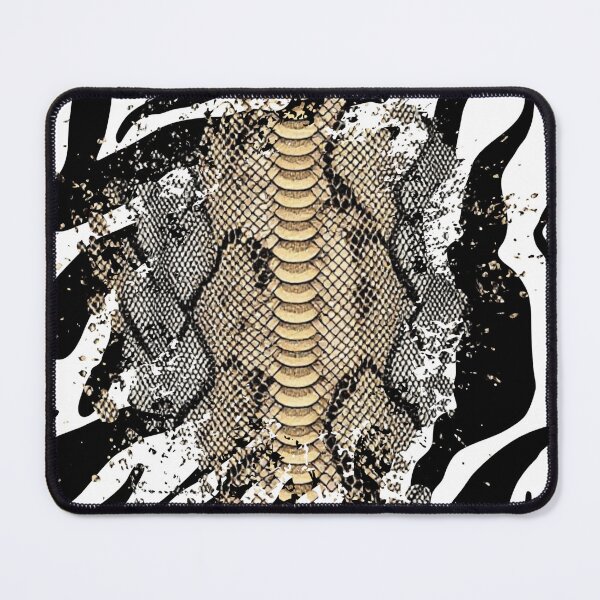 Item preview, Bold Neutral Snakeskin Zebra Stripes designed and sold by VonsKraftCorner.