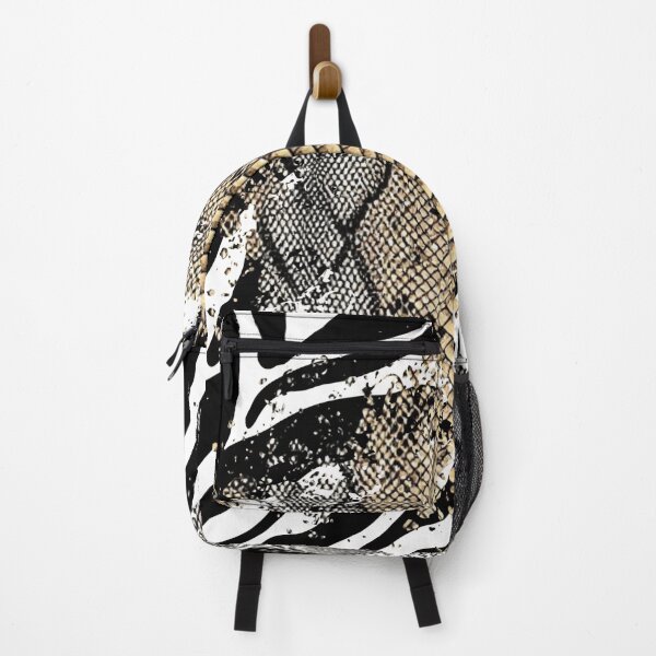 Item preview, Bold Neutral Snakeskin Zebra Stripes designed and sold by VonsKraftCorner.