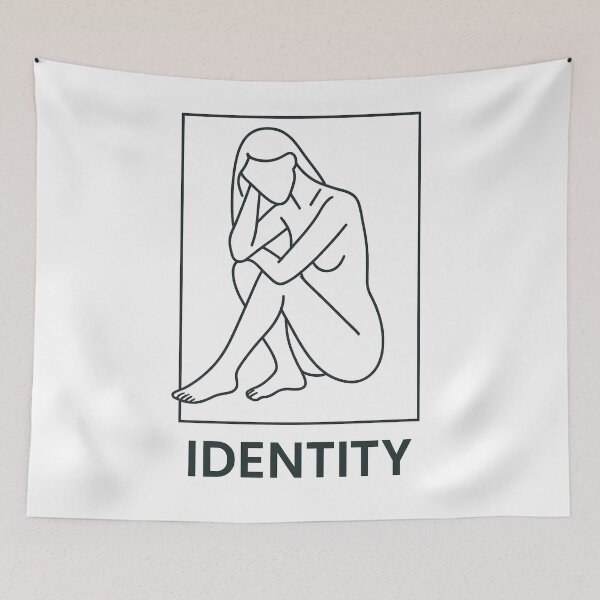 Item preview, Identity – Feminine Line Art Sketch (1%) designed and sold by MSTextVibe.