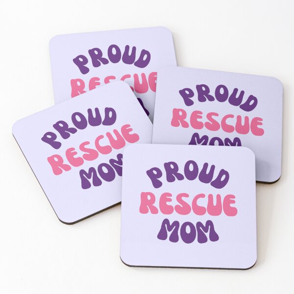 Item preview, Proud Rescue Mom Pet Adoption Supporter Design designed and sold by Studio Sonder.