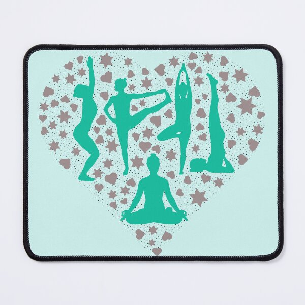 Item preview, Five Yoga Poses Arranged in the Shape of a Heart designed and sold by Laanas55.
