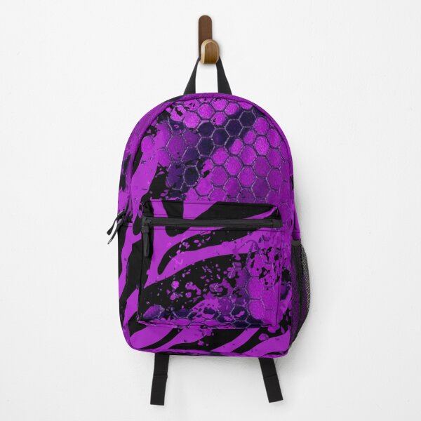 Item preview, Bold Purple Snakeskin Zebra Stripes designed and sold by VonsKraftCorner.