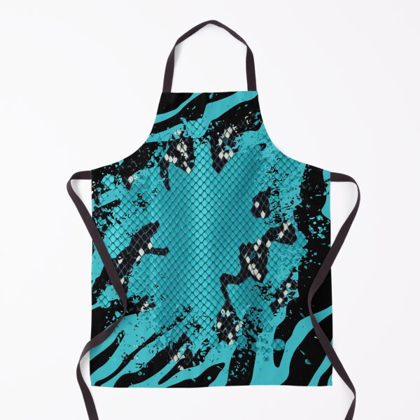 Item preview, Bold Teal Purple Snakeskin Zebra Stripes designed and sold by VonsKraftCorner.