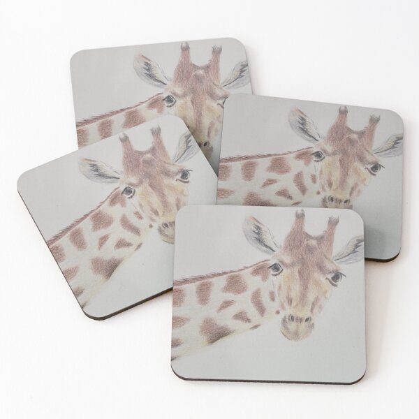 Item preview, Giraffe portrait designed and sold by Lily and Chaos.