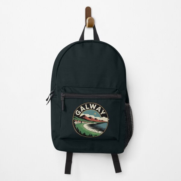 Item preview, Galway Ireland Illustration Travel Art Badge designed and sold by KrisSidDesigns.