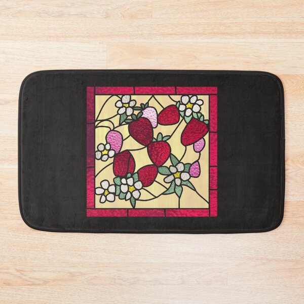 Item preview, Stained Glass Strawberries designed and sold by AbigailHerman.