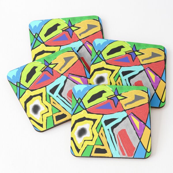 Item preview, Jumbled Colorful Geometric Abstract designed and sold by SmashingDeals.
