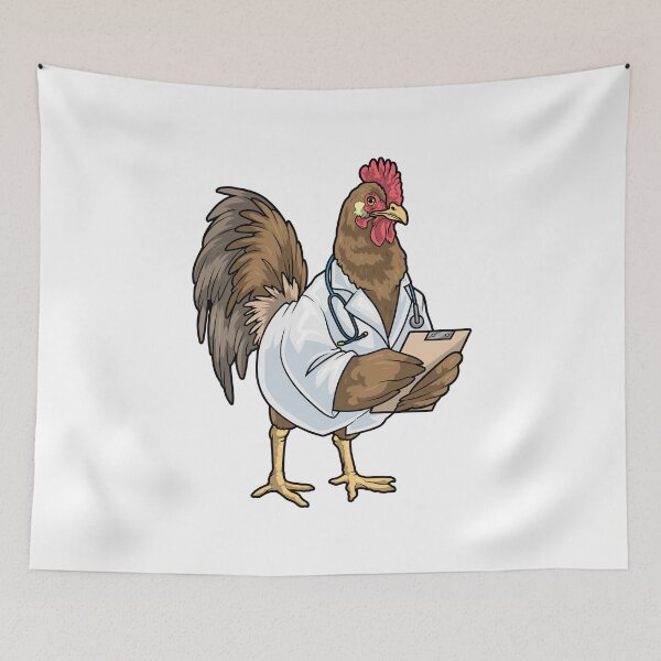 Item preview, Chicken Doctor Stethoscope designed and sold by Snabdesign84.
