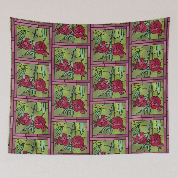 Item preview, Stained Glass Pomegranates designed and sold by AbigailHerman.