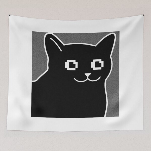 Item preview, Retro gamer style cat from the 80s and 90s designed and sold by AllsortsHaven.