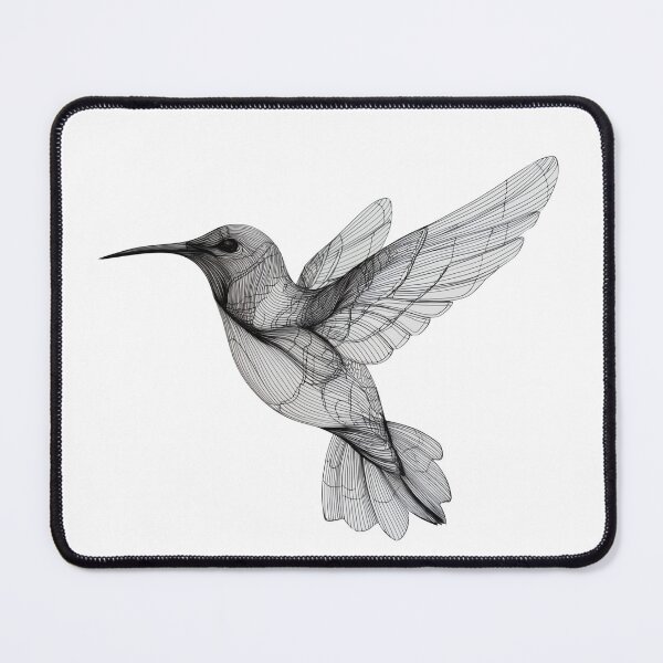 Item preview, Minimal Line Drawing - Humming Bird designed and sold by RottingDreams.