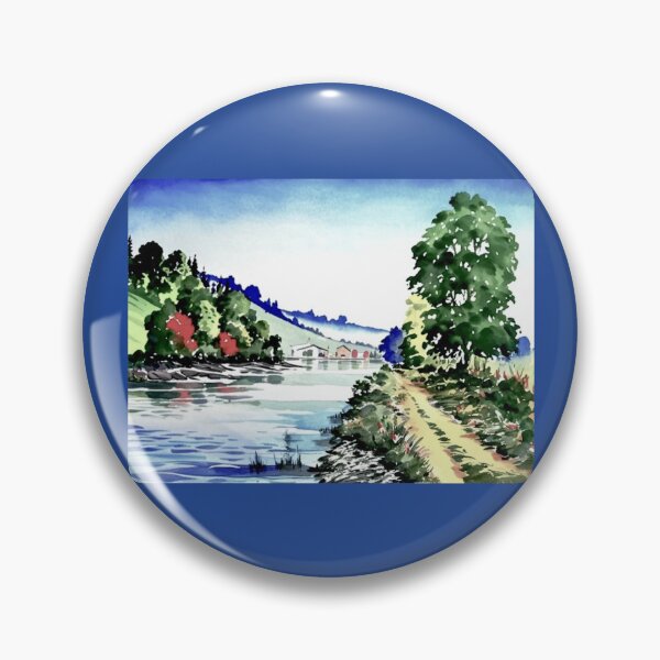Item preview, River Dart at Longmarsh（watercolour + AI） designed and sold by artsmeow.