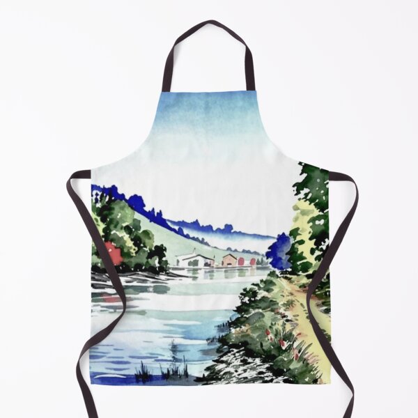 Item preview, River Dart at Longmarsh(watercolour + AI) designed and sold by artsmeow.
