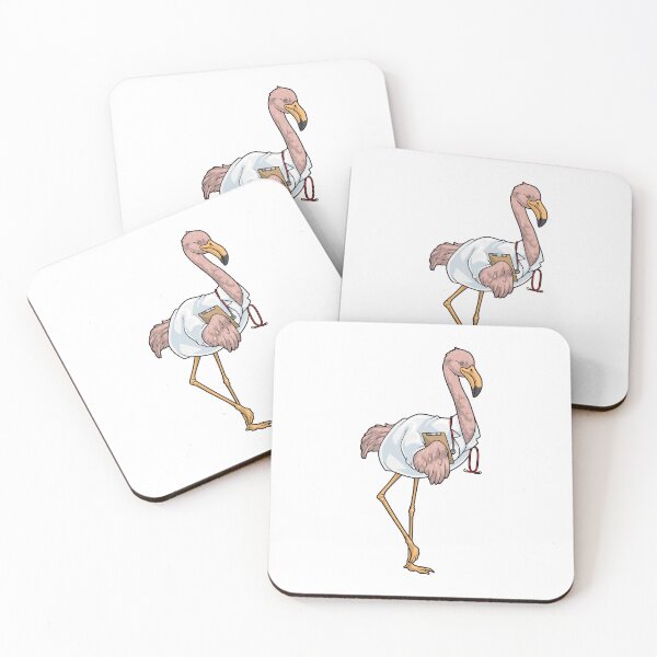 Item preview, Flamingo Doctor Stethoscope designed and sold by Snabdesign84.