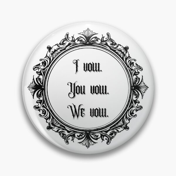 Item preview, I Vow, You Vow, We Vow Frame Design designed and sold by half-sassed.