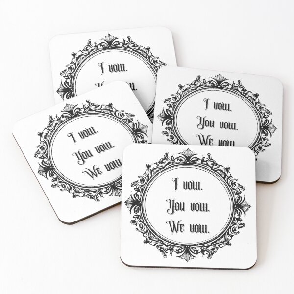 Item preview, I Vow, You Vow, We Vow Frame Design designed and sold by half-sassed.