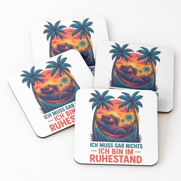 Artikelvorschau, Ruhestand Rente Bär Rentner Palmen cool Geschenk entworfen und verkauft von Pineapple-Tree.