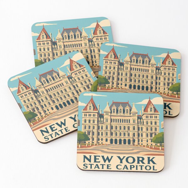 Item preview, New York State Capitol Building Illustration designed and sold by ArtSpireWorks.