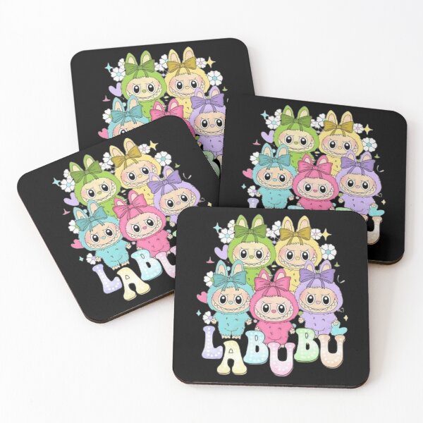 Item preview, Labubu Pastel Squad – Cute Kawaii Rainbow Design designed and sold by MeowLoka ⭐⭐⭐⭐.