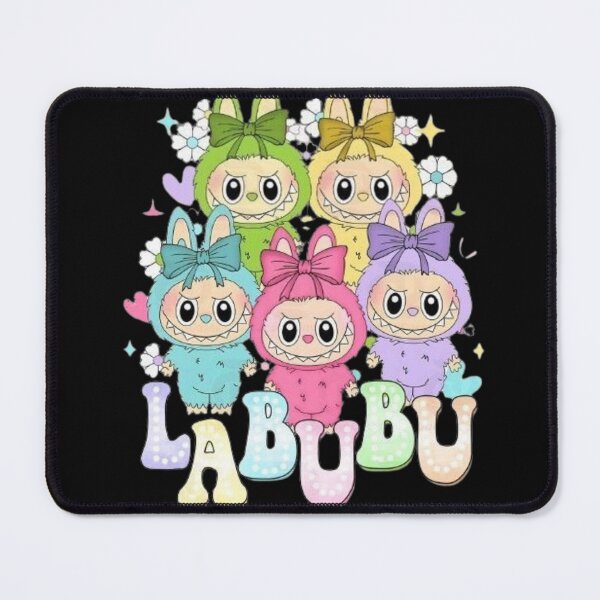 Item preview, Labubu Pastel Squad – Cute Kawaii Rainbow Design designed and sold by MeowLoka ⭐⭐⭐⭐.