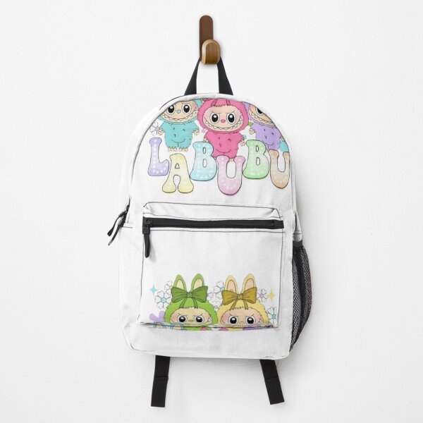 Artikelvorschau, Labubu Pastel Squad – Cute Kawaii Rainbow Design entworfen und verkauft von MeowLoka ⭐⭐⭐⭐.