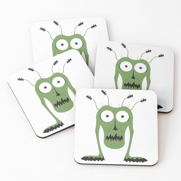 Item preview, Creepy Green Alien Monster designed and sold by rymarenko.