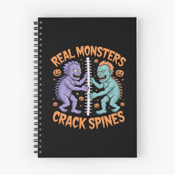 Item preview, Real Monsters Crack Spines Halloween Osteopath designed and sold by osteopath shop.