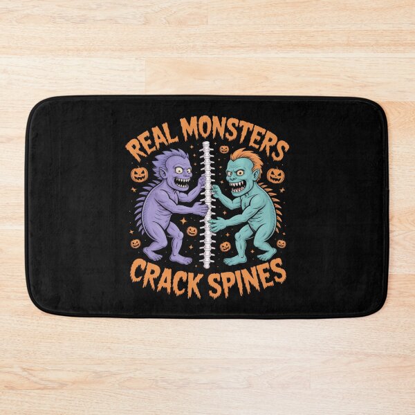 Item preview, Real Monsters Crack Spines Halloween Osteopath designed and sold by osteopath shop.