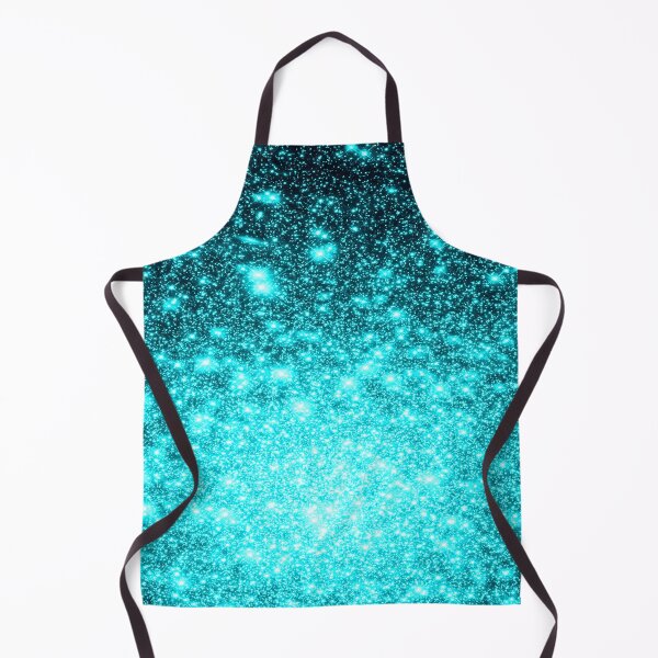 Item preview, Teal Galaxy Sparkle Stars Ombre designed and sold by 2sweetsDesign.