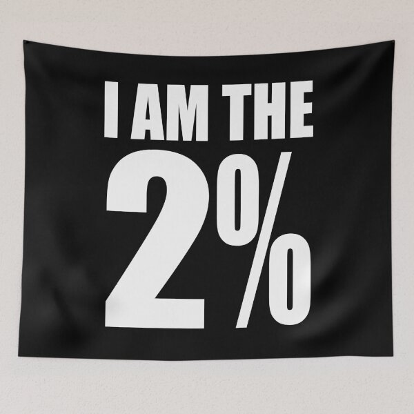 Item preview, I Am The 2% designed and sold by Drafted at Midnight.