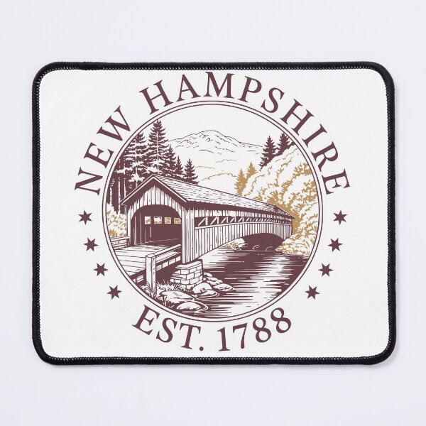 Item preview, New Hampshire Est. 1788 designed and sold by HappyCraftyPeachPixl.